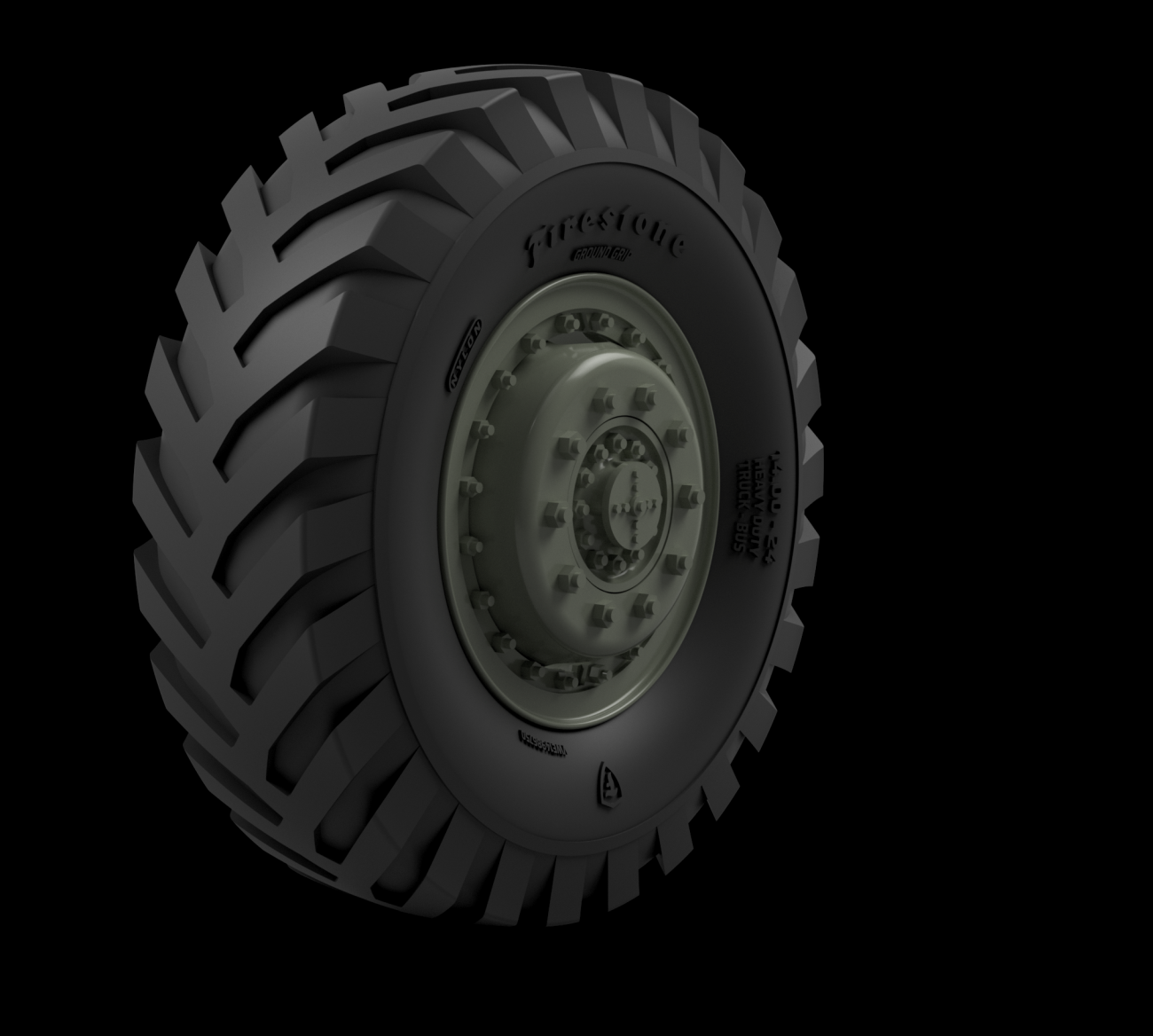1:35 M26 'Dragon Wagon' Road Wheels (Firestone)