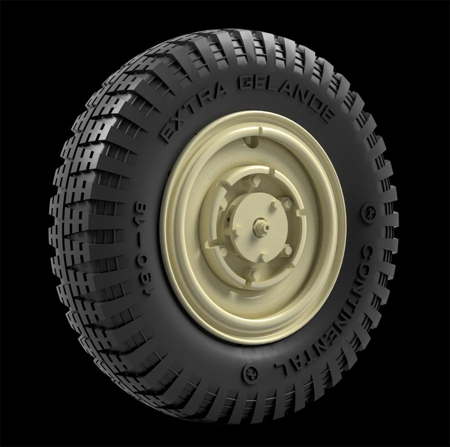 1:35 Sd.Kfz 247 Road wheels (Fulda)