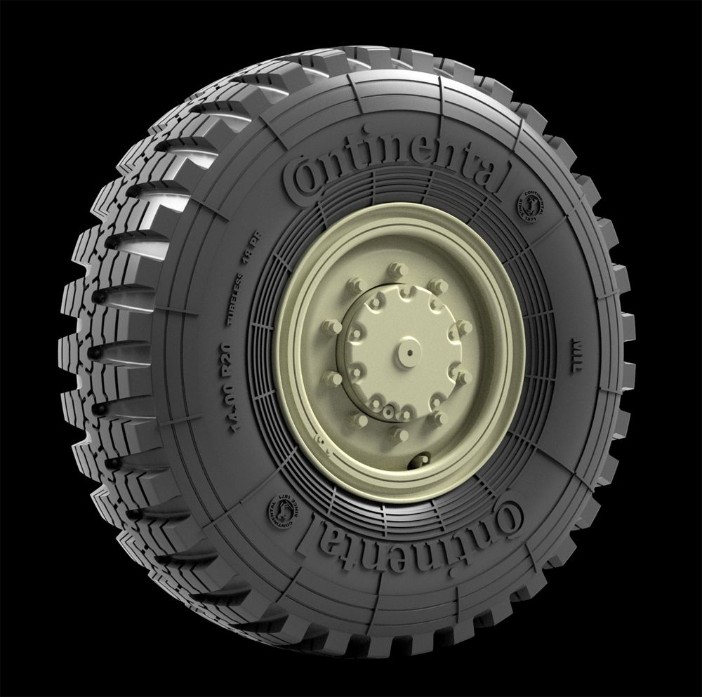 1:35 Tpz. 1 Fuchs Road wheels (Continental MIL)