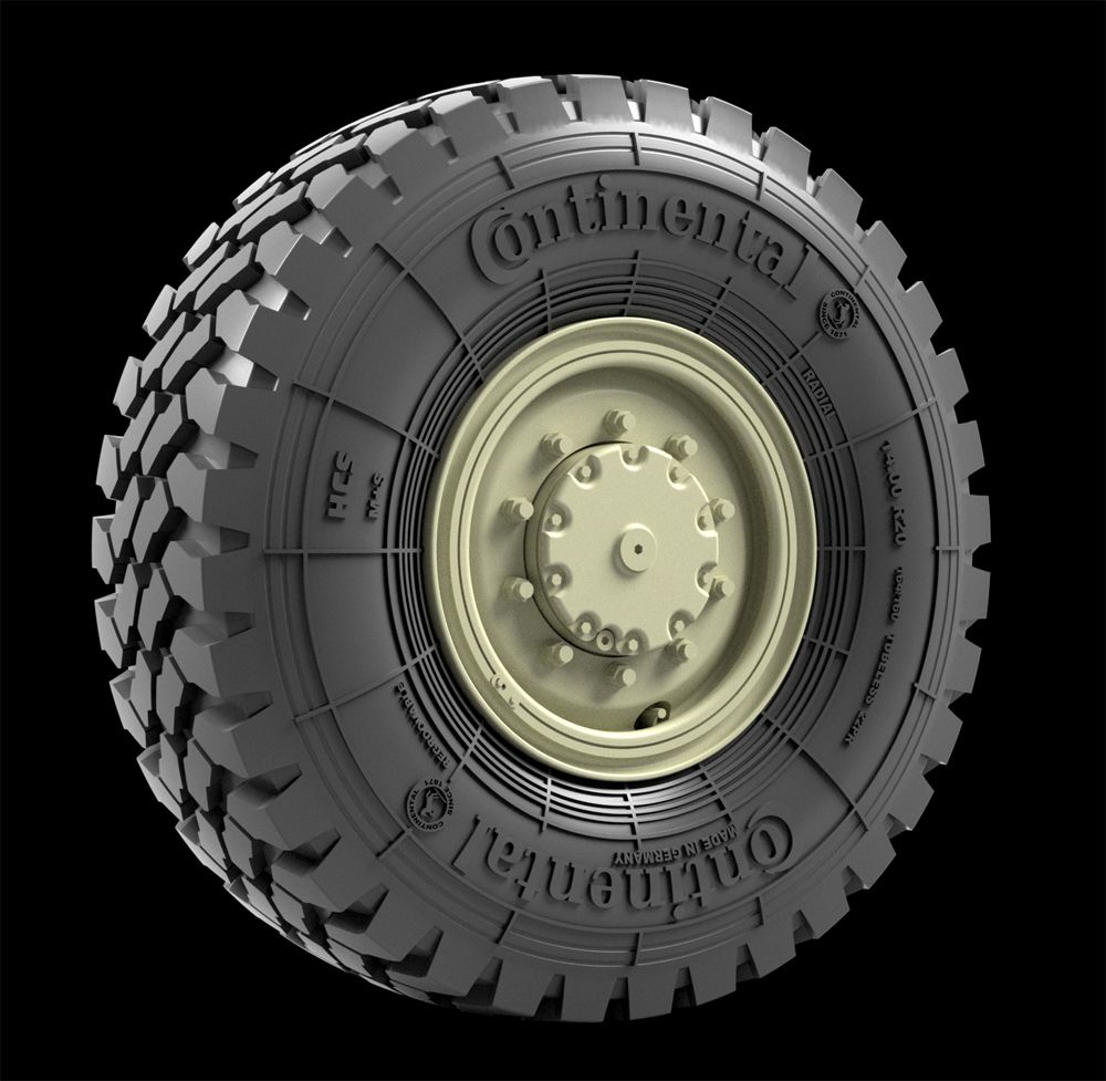 1:35 Tpz. 1 Fuchs Road wheels (Michelin X)