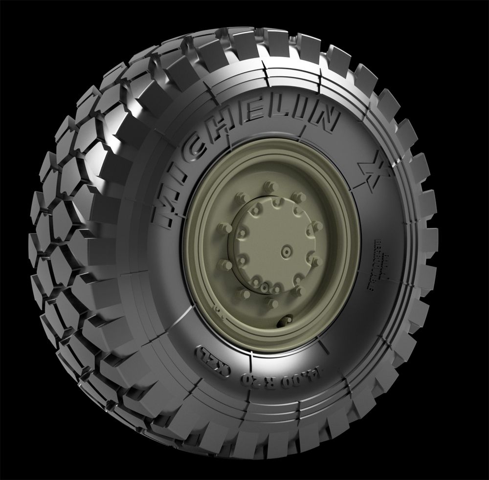 1:35 Tpz. 1 Fuchs Road wheels (Michelin XZL)
