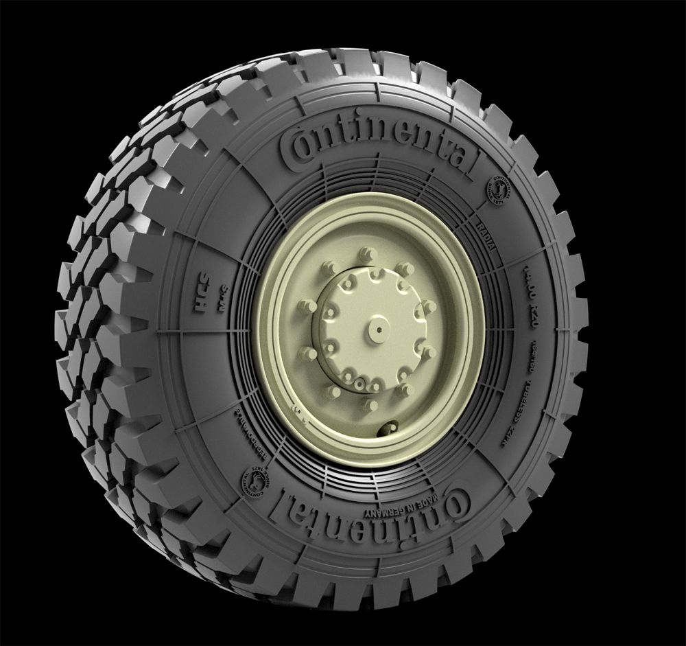 1:35 M1014&M1010 Road wheels ( Continental HCS)