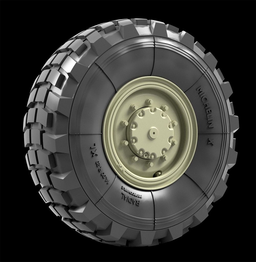 1:35 M1014&M1010 Road wheels ( Michelin X )