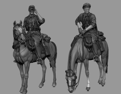 1:35 Cavalrymen From The 8th Waffen-SS Division 'Floryan Geier' Set
