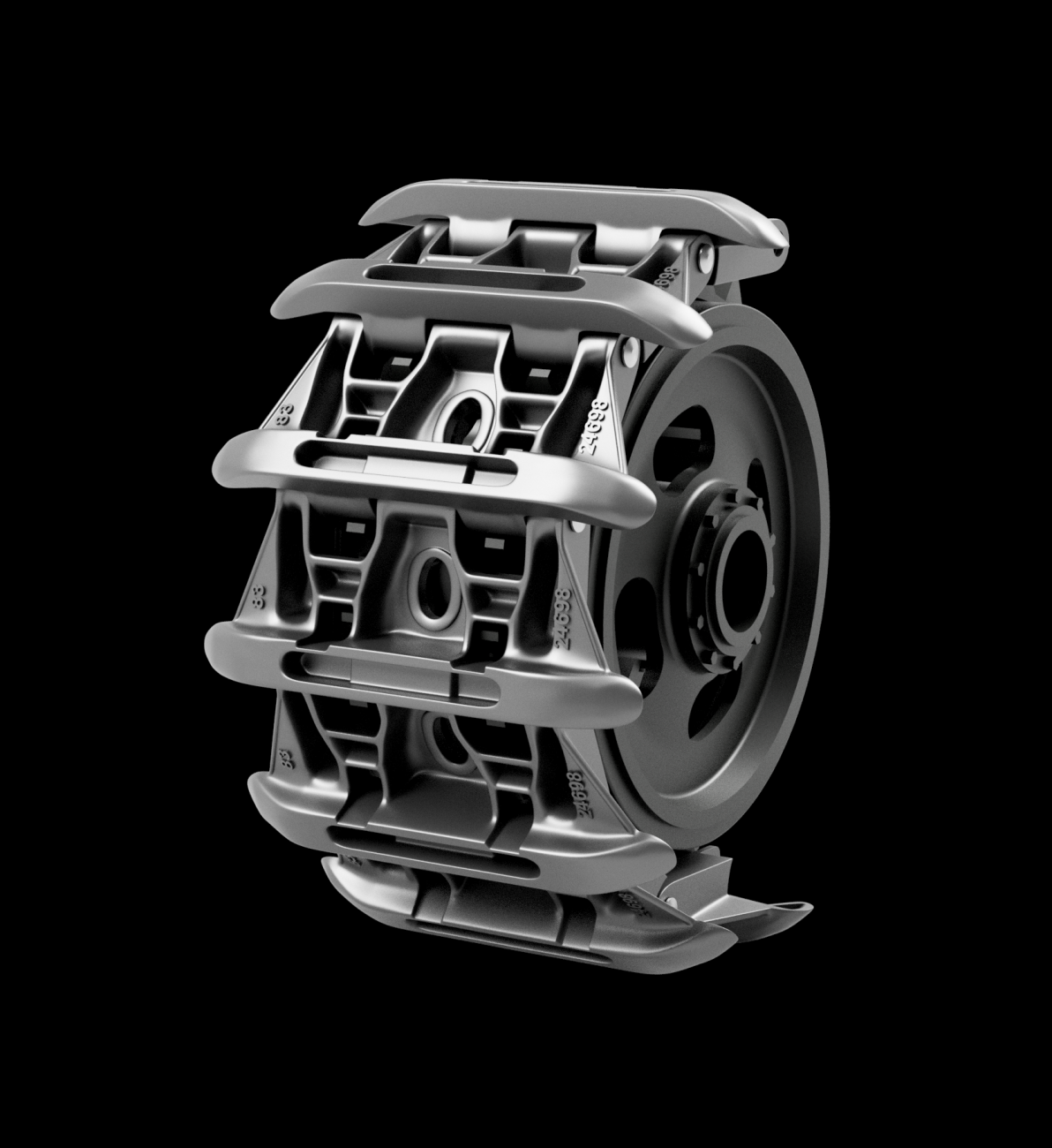 1:35 Mk IV Churchill Late Track And Idler Wheels