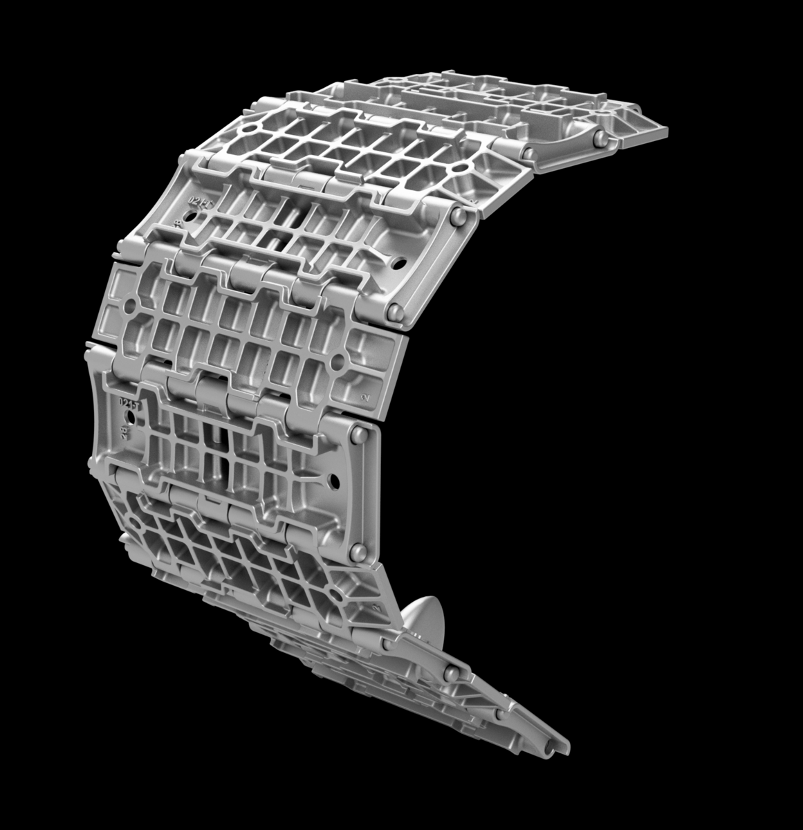 1:35 T-34 550mm Waffle Early Pattern Tracks