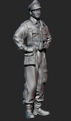 75mm Waffen-SS Panzer Officer (Kursk Battle)