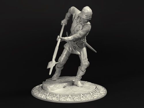 75mm Swiss Halberdier, Mid 15th Century