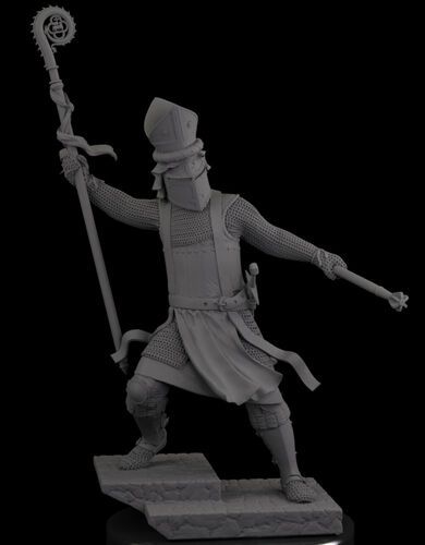 75mm Warrior Bishop, Second Half Of The 13th Century