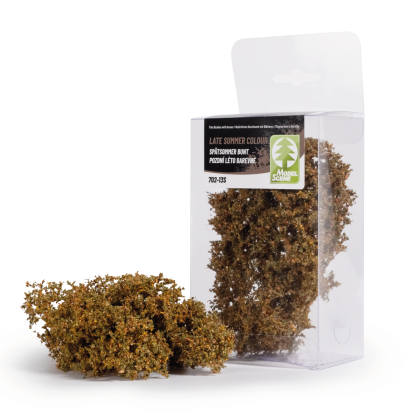 Keříky s lístečky - pozdní léto barevné