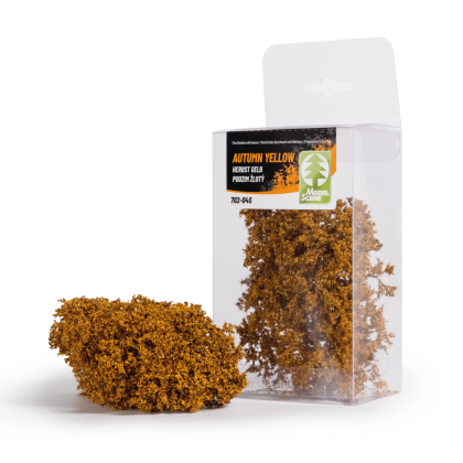 Keříky s lístečky - podzim žlutá