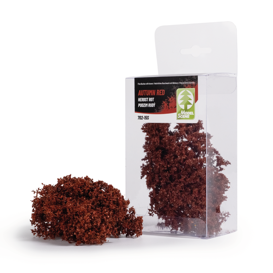 Keříky s lístečky - podzim rudá