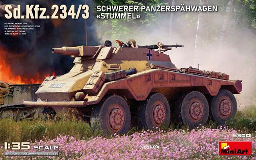 1:35 Sd.Kfz.234/3 SCHWERER PANZERSPÄHWAGEN «STUMMEL»