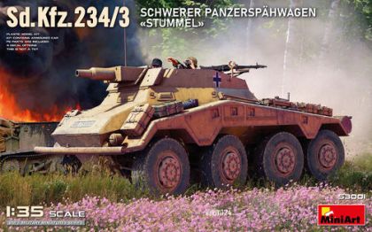 1:35 Sd.Kfz.234/3 SCHWERER PANZERSPÄHWAGEN «STUMMEL»