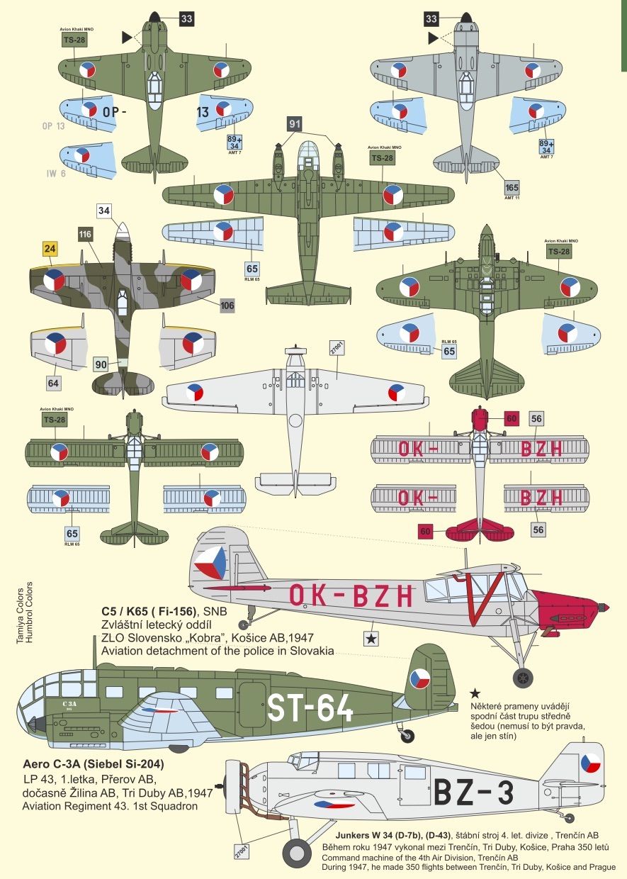 1:48 Akce B 1946 - 1947. The first combat action of the post-war Czechoslovak Air Force