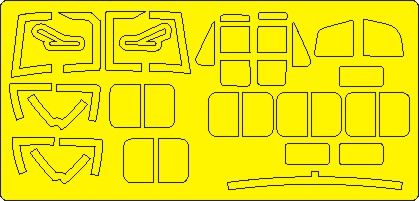 1:48 Bell UH-1D BASIC kabuki masks