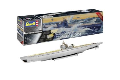 1:72 German Submarine Type IX C U505 Platinum Edition