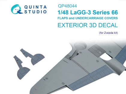 1:48 LaGG-3 Series 66 Flaps and Undercarriage Covers (Zvezda)