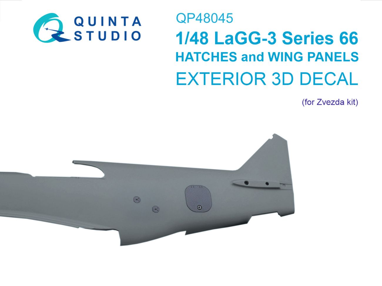 1:48 LaGG-3 Series 66 Hatches and Wing Covers (Zvezda)