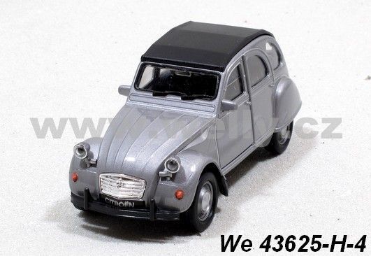 1:34-39 Citroen 2CV soft top (silver)