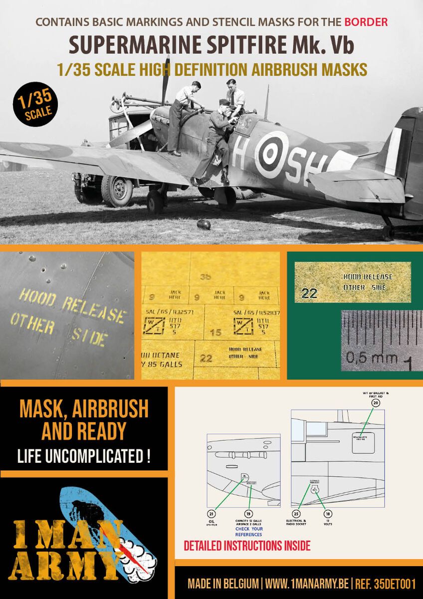 1:35 Supermarine Spitfire Mk.Vb (for Border kits)
