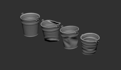 1:16 Tin Buckets