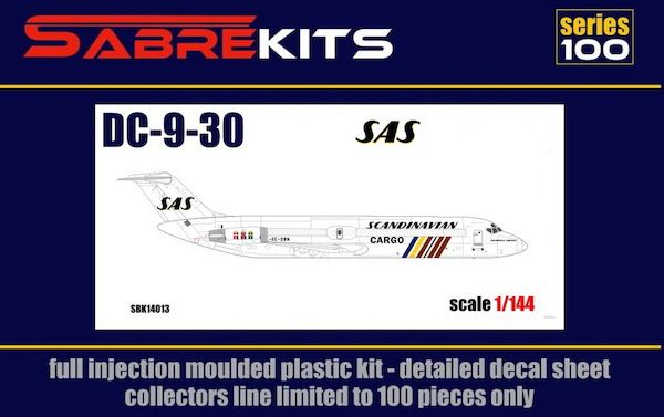 1:144 Douglas DC9- 33CF (SAS Cargo SE-DBN)