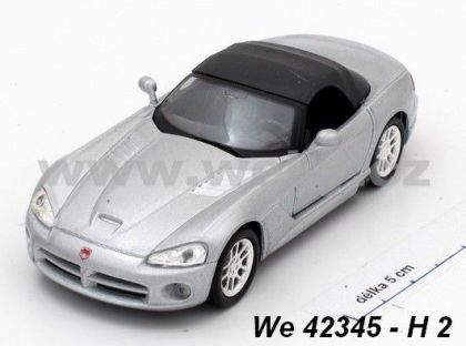 1:34-39 Dodge Viper ´03 SRT 10 soft-top (silver)