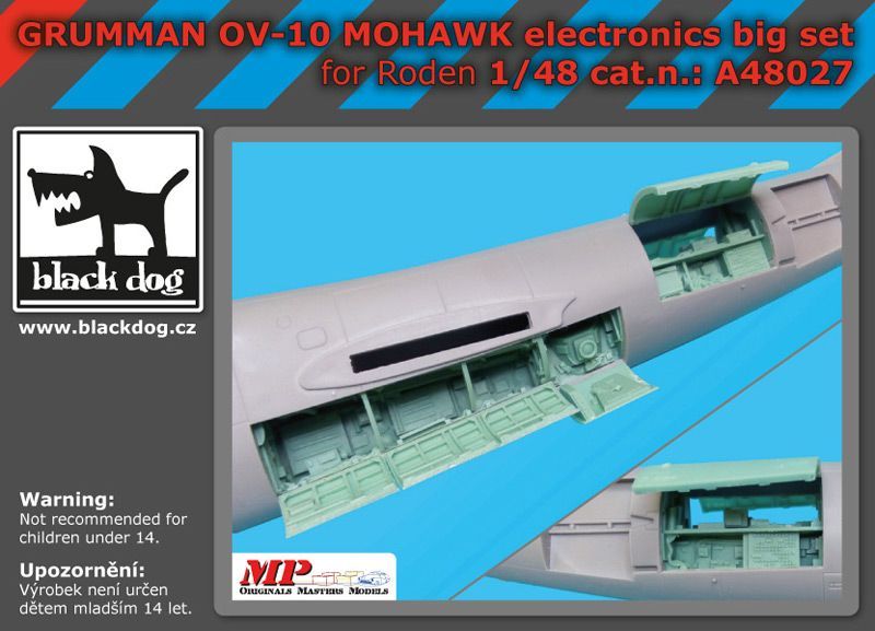 1:48 Grumman OV 1D Mohawk electronic big set