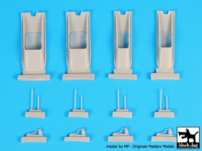 1:48 Ch-47 Chinook ski accessories set
