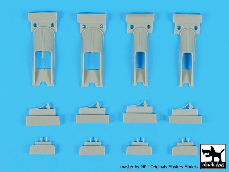 1:72 CH-47 Chinnok ski accessories set