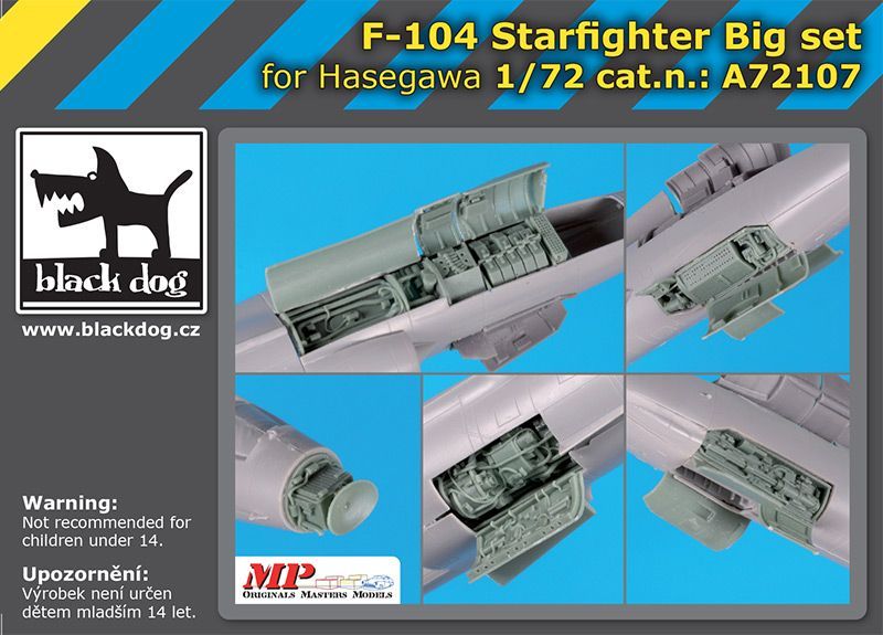 1:72 F-104 Starfighter big set