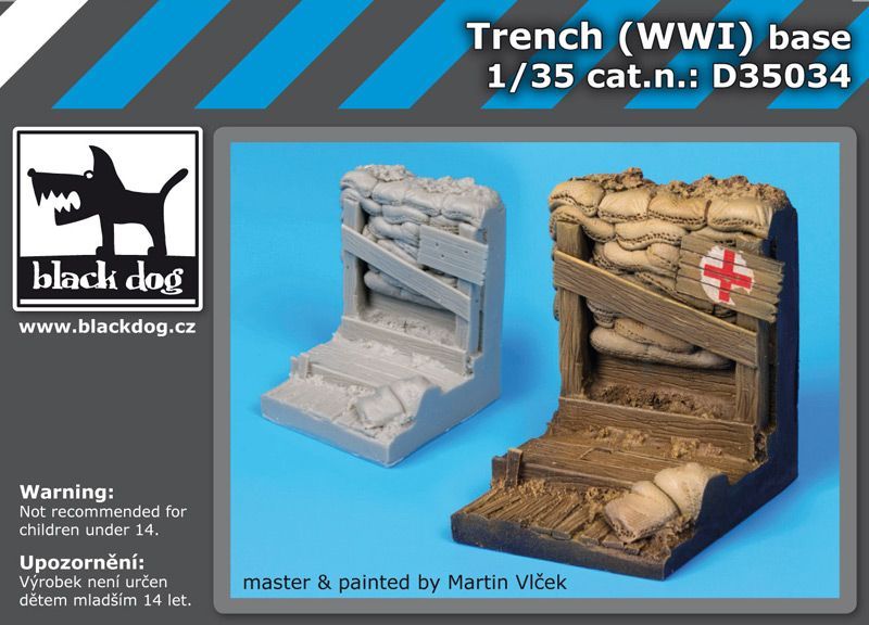 1:35 Trench WW I base