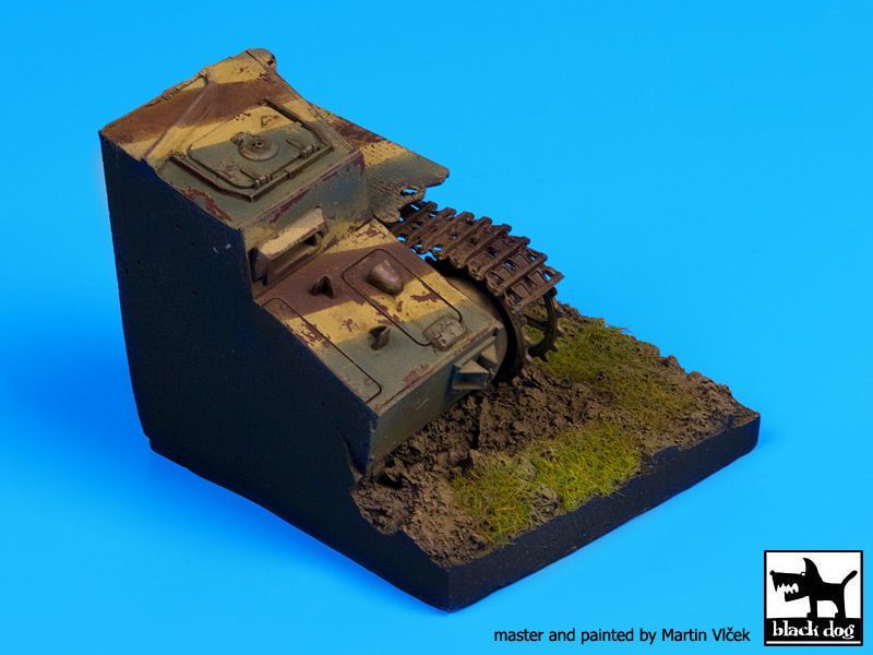 1:35 Destroyed Pz Kpfw IV base