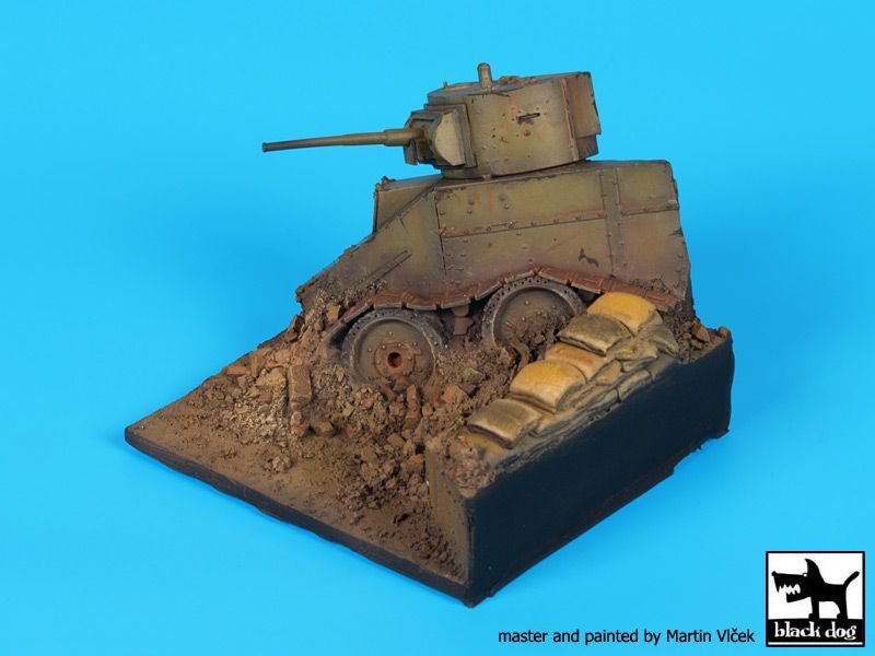 1:35 Destroyed BT-7 base
