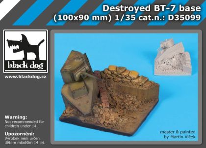 1:35 Destroyed BT-7 base
