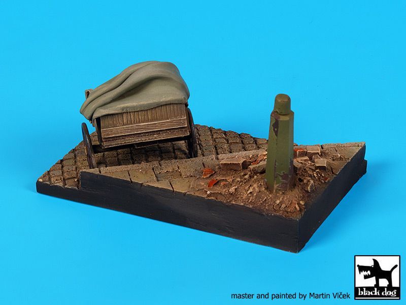 1:35 Street with cart base