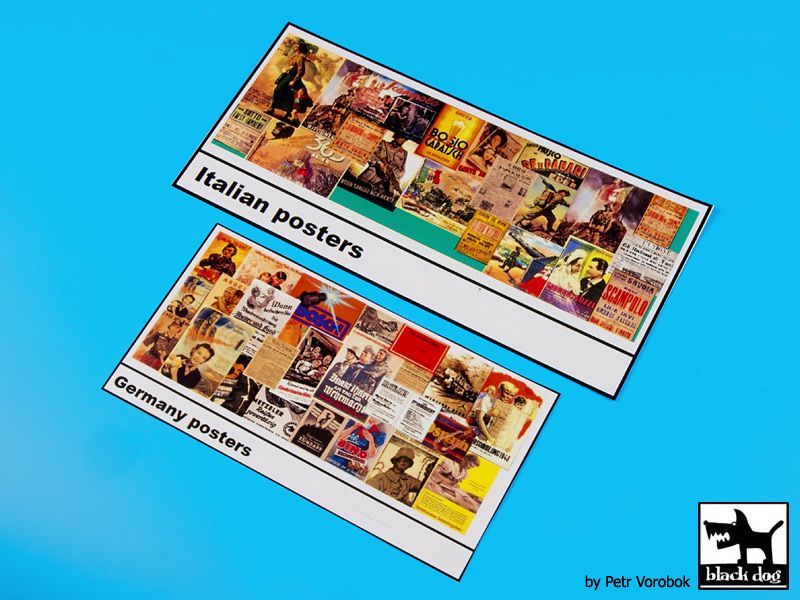 1:72 Poster pillar Germany-Italy