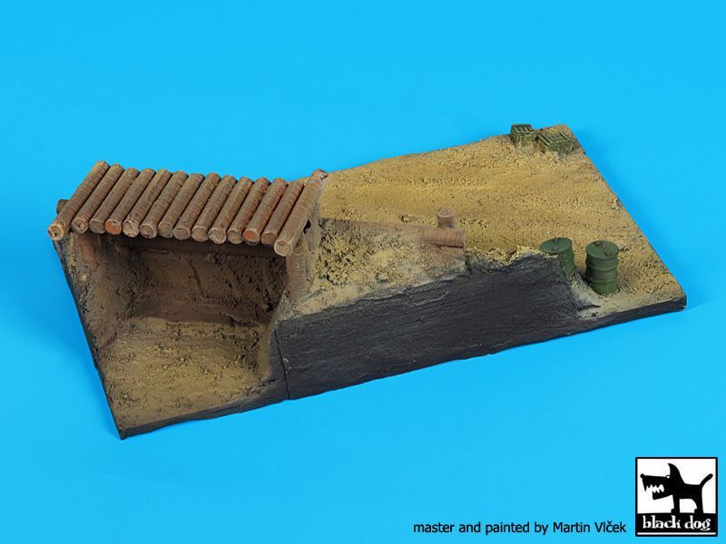 1:72 Pacific bunker base