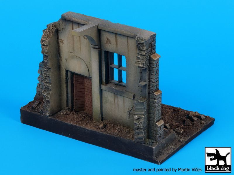 1:72 Street with house ruin N;°3 base