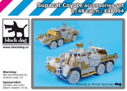 1:48 Supacat Coyote accessories set