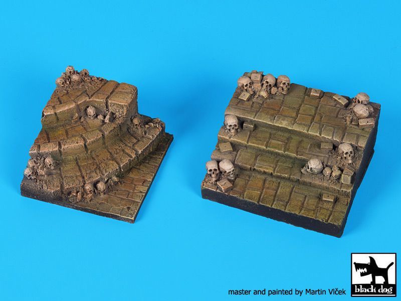 1:35 Stairs with skulls for 54 mm or 1\35 figures