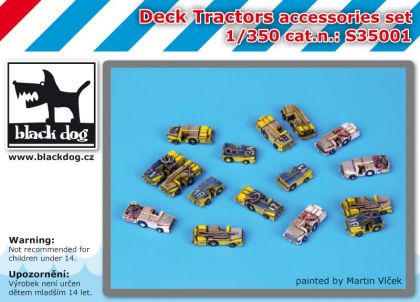 1:350 Deck tractors accessories set