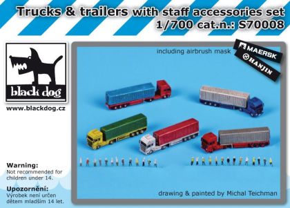 1:700 Trucks and trailers