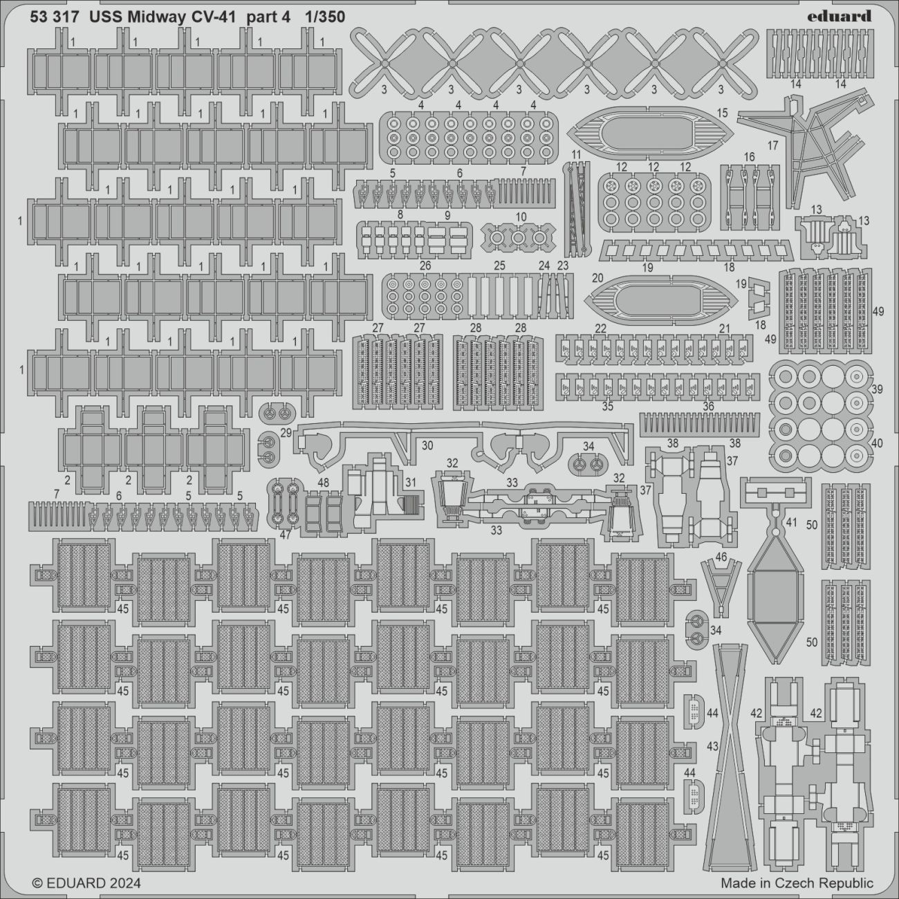 1:350 USS Midway CV-41 part 4