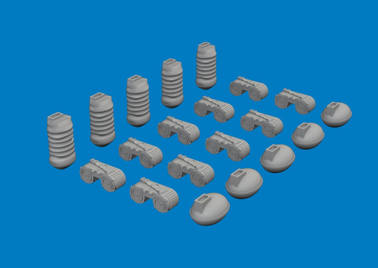 1:48 MG 15 magazines & case catchers PRINT