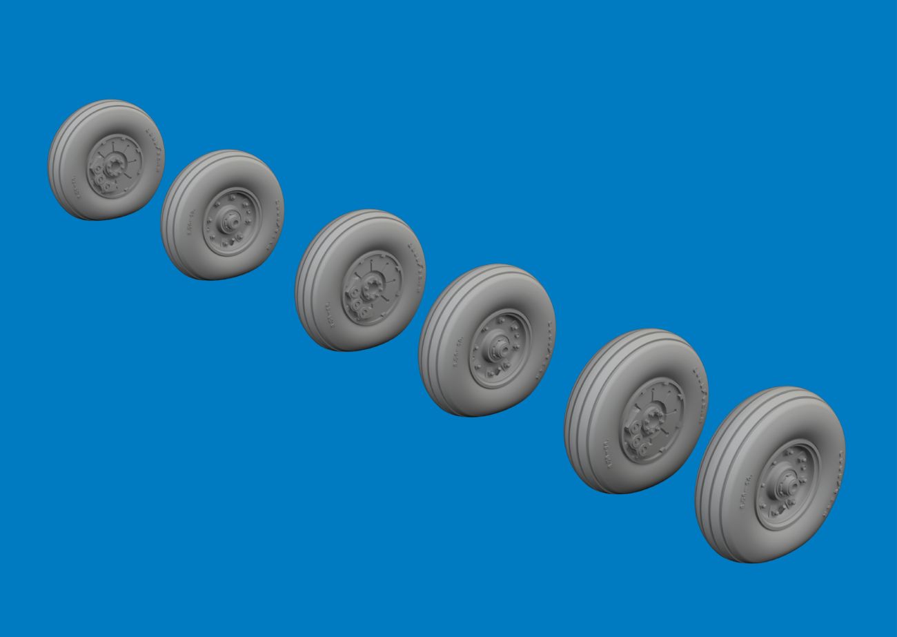 1:72 Boeing Chinook HC.1 wheels