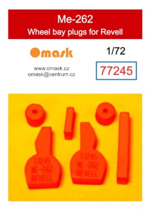 1:72 Me-262 wheel bay plugs (for Revell)