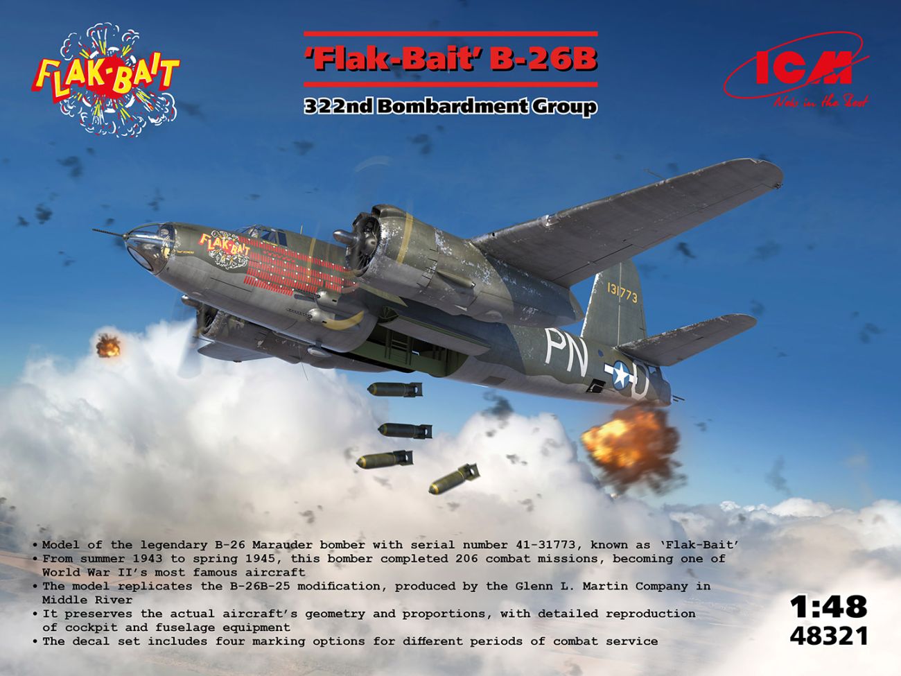 1:48 ‘Flak Bait’ B-26B