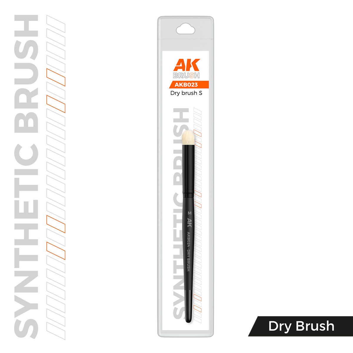 AK SYNTHETIC DRY BRUSH – S